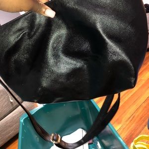 Black shoulder bag